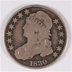 1830 BUST HALF DOLLAR  VG