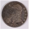 Image 1 : 1827 BUST HALF DOLLAR F-VF  SCRATCHES