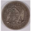 Image 2 : 1877 SEATED LIBERTY HALF DOLLAR VG-FINE