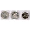 Image 1 : U.S. PROOF SILVER DOLLAR COMMEMS CAPS ONLY: 1987 CONSTITUTION, 1988 OLYMPICS,