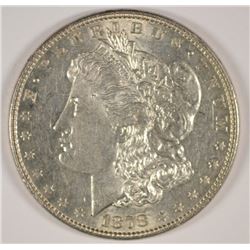 1878 7 TAIL FEATHER MORGAN DOLLAR AU-58