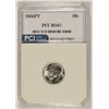 Image 1 : 1956 ROOSEVELT DIME, PCI MS-67 FULL TORCH!