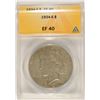 Image 1 : 1934-S PEACE SILVER DOLLAR, ANACS EF-40  KEY DATE!