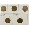 Image 2 : (5) 1859 INDIAN HEAD CENTS