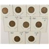 Image 1 : (9) 1860 INDIAN HEAD CENTS