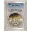 Image 1 : 1896 MORGAN DOLLAR PCGS MS-67 !!! (AMAZING TONING)