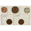 Image 2 : (5) MISC COINS (1868-1C, 1870-1C, 1925-1C, 1864-2C, 1865-3CN)
