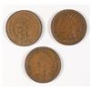 Image 1 : INDIAN CENT LOT ALL XF: 1884, 1885 AND 1894 ALL SEMI KEY DATES