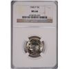 Image 1 : 1945-P SILVER JEFFERSON NICKEL, NGC MS-66