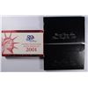 Image 1 : U.S. SILVER PROOF SETS IN ORIG BOXES/COA: 1992, 1996 & 2001