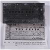 Image 1 : RARE! TEXAS CONFEDERATE PRINTING BLOCK THAT PRODUCED A 50-CENT BEARER NOTE