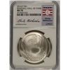 Image 1 : 2014 BASEBALL HALL OF FAME COMMEM SILVER DOLLAR NGC MS-70  CHRISTY MATHEWSON