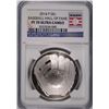 Image 1 : 2014 BASEBALL HALL OF FAME SILVER DOLLAR, NGC PROOF-70 ULTRA CAMEO