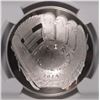 Image 2 : 2014 BASEBALL HALL OF FAME SILVER DOLLAR, NGC PROOF-70 ULTRA CAMEO
