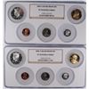 Image 1 : (2) 2006 SILVER PROOF SET (MISSING QUARTERS) NGC PF-70 UC (MULTIHOLDER)