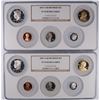 Image 1 : (2) 2007 SILVER PROOF SETS (MISSING QUARTERS) NGC PF-70 UC (MULTIHOLDER)