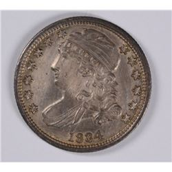1834 BUST DIME (LARGE 4) AU/BU