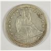 Image 1 : 1874-S SEATED QUARTER XF/AU