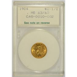 1904 $2.5 GOLD LIBERTY NCI MS-63