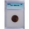 Image 1 : 1878 INDIAN HEAD CENT ICG MS-64 RB