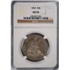 Image 1 : 1844 SEATED HALF DOLLAR NGC AU-50