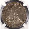 Image 2 : 1844 SEATED HALF DOLLAR NGC AU-50