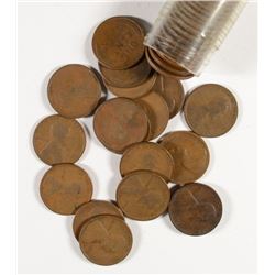 ROLL OF CIRC 1909 LINCOLN CENTS