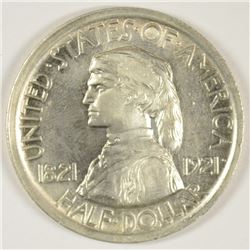 1921 MISSOURI COMMEN HALF DOLLAR AU/BU (TOUGH COIN)