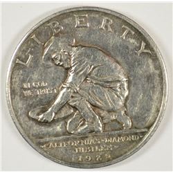 1925 CALIFORNIA COMMEN HALF DOLLAR AU/BU