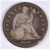 Image 1 : 1859-O SEATED DOLLAR G/VG