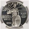 Image 2 : 1996-S COMMUNTITY SERVICE COMMEN DOLLAR NGC PF-69 UC