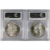 Image 2 : 2002 & 2003 AMERICAN SILVER EAGLES, PCGS MS-69