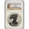 Image 1 : 2012-S AMERICAN SILVER EAGLE, REVERSE PROOF, NGC PROOF-69 TROLLEY LABEL