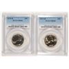 Image 1 : 1970-D AND 1973-D WASHINGTON QUARTERS, PCGS MS-66