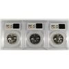 Image 2 : ( 3 ) 1962 FRANKLIN HALF DOLLARS, PCGS PROOF-65