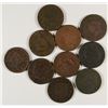 Image 1 : ( 10 ) LARGE CENTS VARIOUS DATES AND GRADES