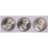 Image 2 : LOT OF ( 3 ) GEM BU 1945-D WASHINGTON QUARTERS