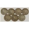 Image 2 : LOT OF ( 7 ) 1917  WALKING LIBERTY HALF DOLLARS, VARIOUS MINT MARKS INCLUDED