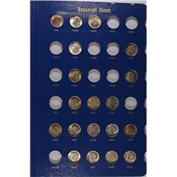 PARTIAL CHOICE BU ROOSEVELT DIME SET: SEE DESCRIPTION