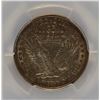 Image 3 : 1916 STANDING LIBERTY QUARTER, PCGS AU-50  BEAUTIFUL OBVERSE COLORS!