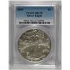 Image 1 : 2003 AMERICAN SILVER EAGLE, PCGS MS-70! PERFECT!