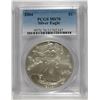 Image 1 : 2004 AMERICAN SILVER EAGLE, PCGS MS-70!