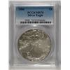 Image 1 : 2006 AMERICAN SILVER EAGLE, PCGS MS-70 PERFECT!