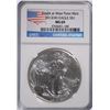 Image 1 : 2013 (W) SILVER AMERICAN EAGLE NGC MS-69 (FLAG LABEL)