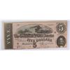 Image 1 : 1864 $5 CONFEDERATE STATES OF AMERICA NOTE (T-69) VF/XF