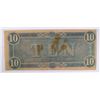 Image 2 : 1864 $10 CONFEDERATE STATES OF AMERICA NOTE (T-68) VG/F