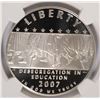 Image 2 : 2007 LITTLE ROCK (SCHOOL DESGREGATION) COMMEN DOLLAR NGC PF-69 UC