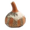Image 1 : African Carved Gourd With Animal Hide