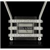 Image 1 : 18KT White Gold Van Cleef & Arpels Diamond Watch Pendant