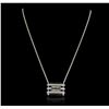 Image 2 : 18KT White Gold Van Cleef & Arpels Diamond Watch Pendant